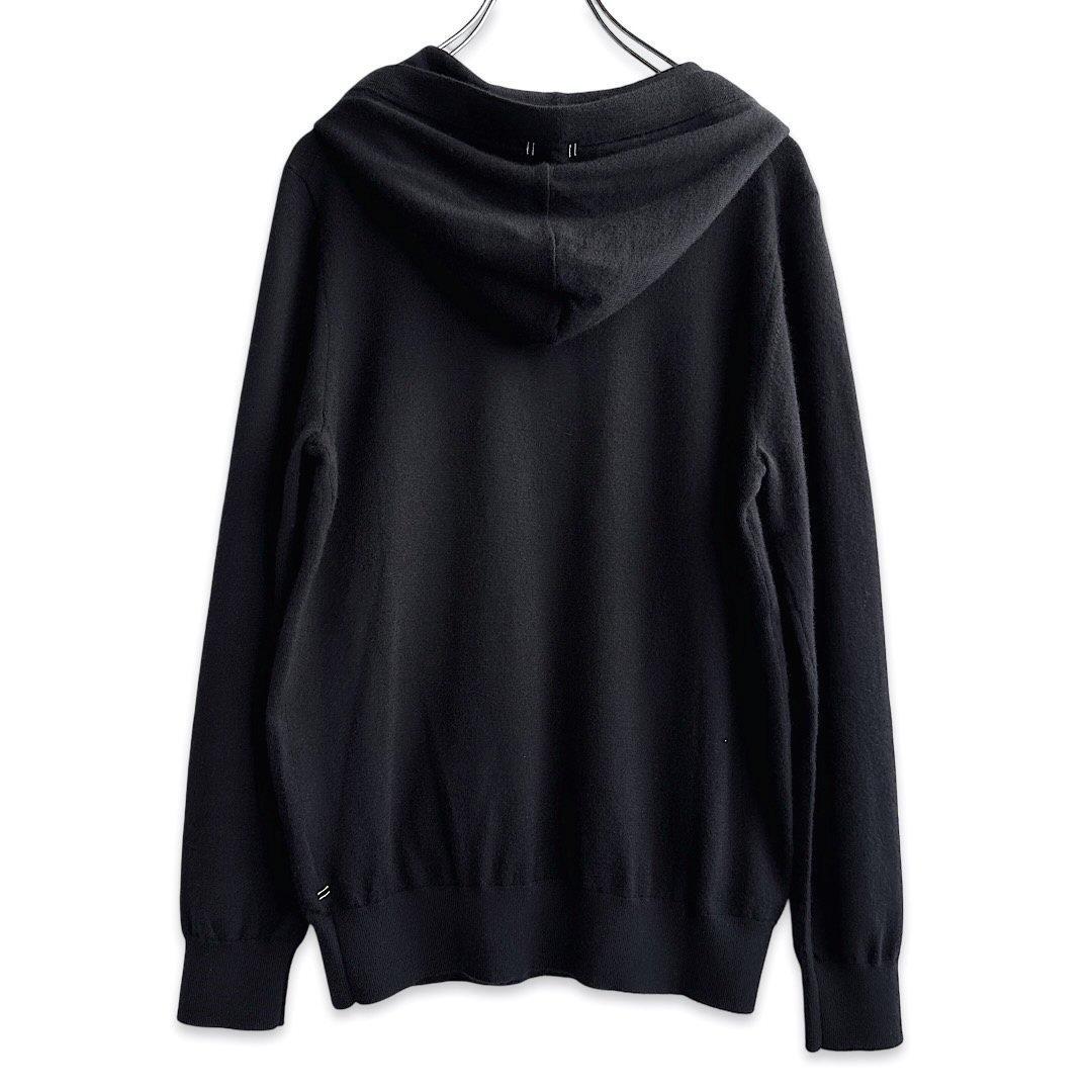 449 パーリーゲイツ 定価49,500円 カシミヤニットパーカー 紺 2 L