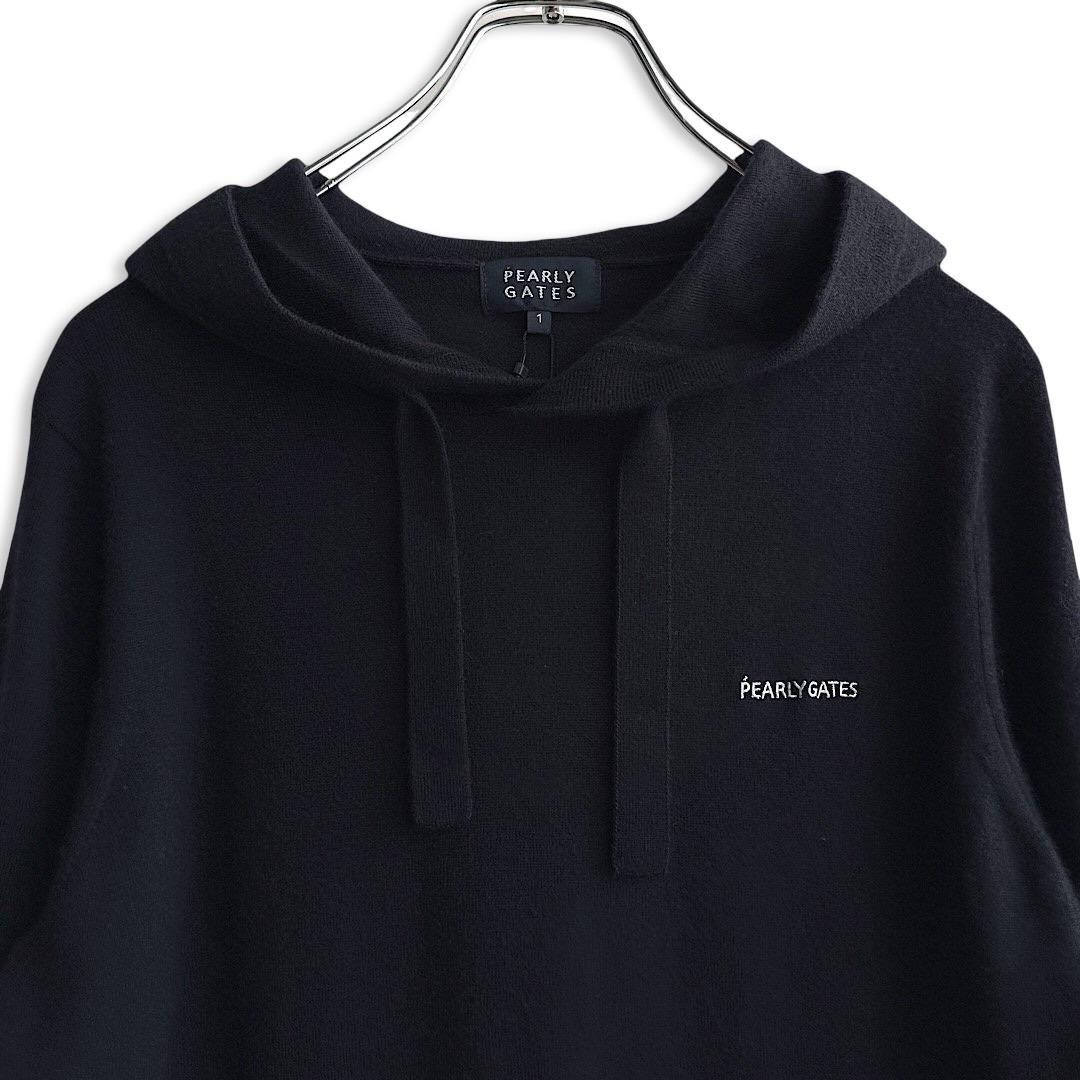 449 パーリーゲイツ 定価49,500円 カシミヤニットパーカー 紺 2 L