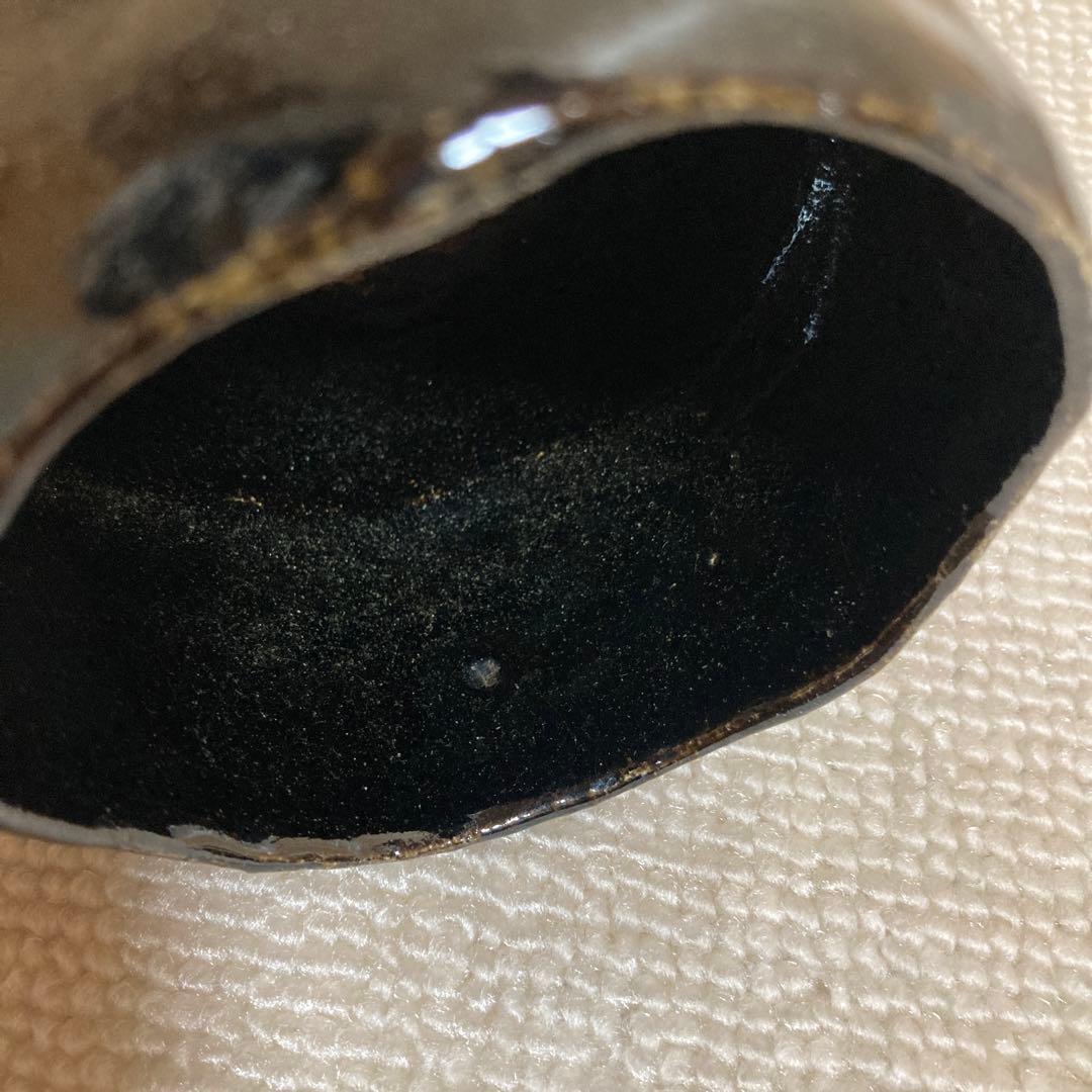 楽茶碗 9代 了入か？ 茶の湯 茶道 引き出し黒