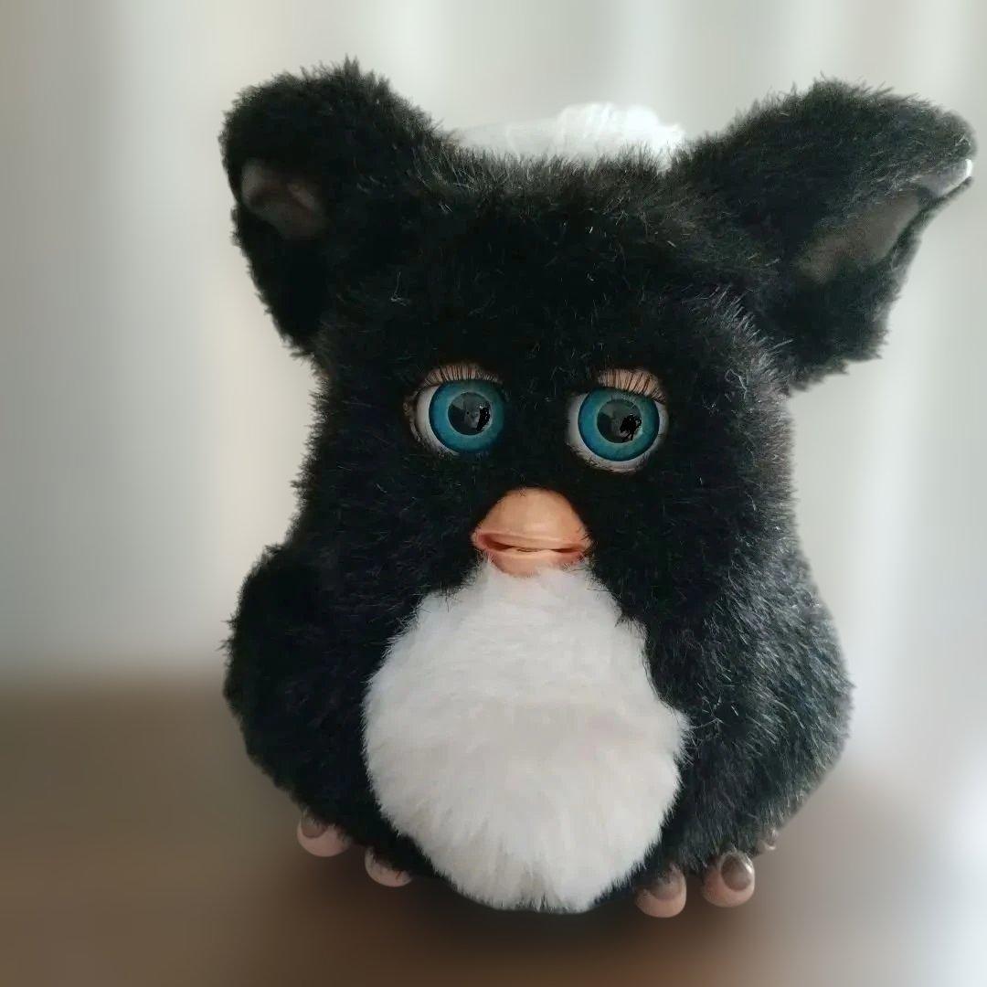ファービー 2 ミルキーパンダ 英語　furby 黒　青目　2005