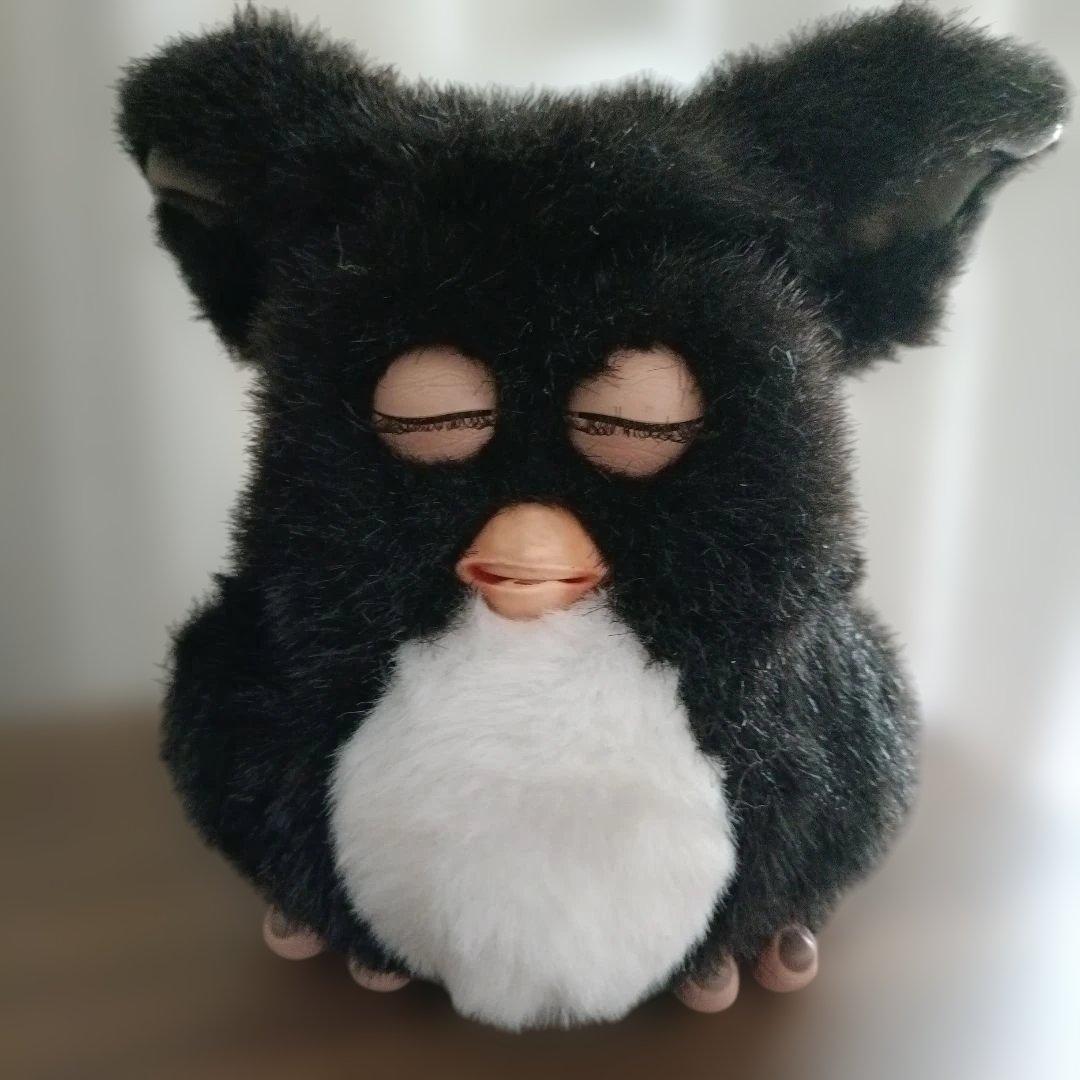 ファービー 2 ミルキーパンダ 英語　furby 黒　青目　2005