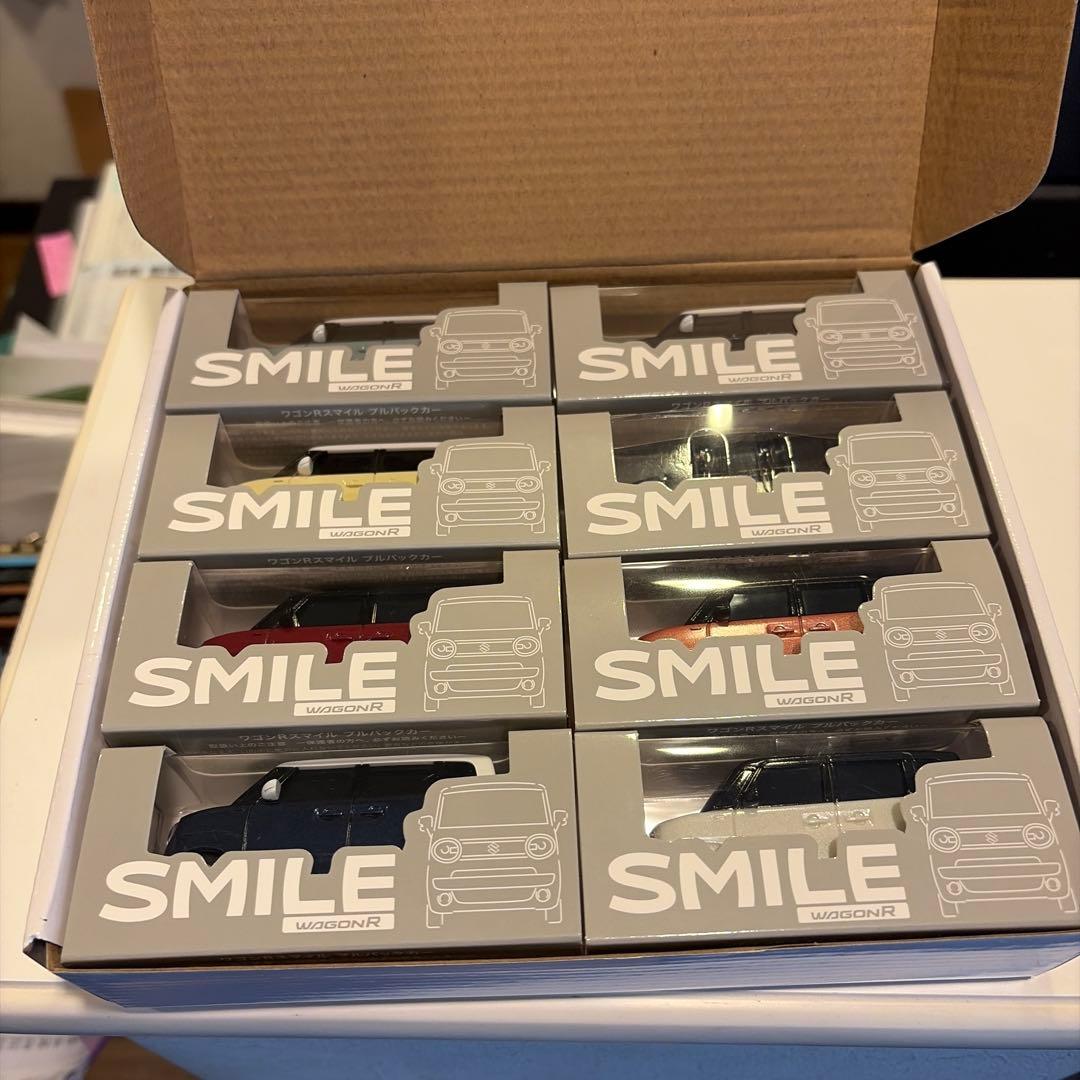 SMILE WAGON R ミニカー 8個セット