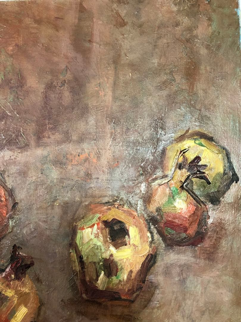 油絵（柘榴）ざくろ