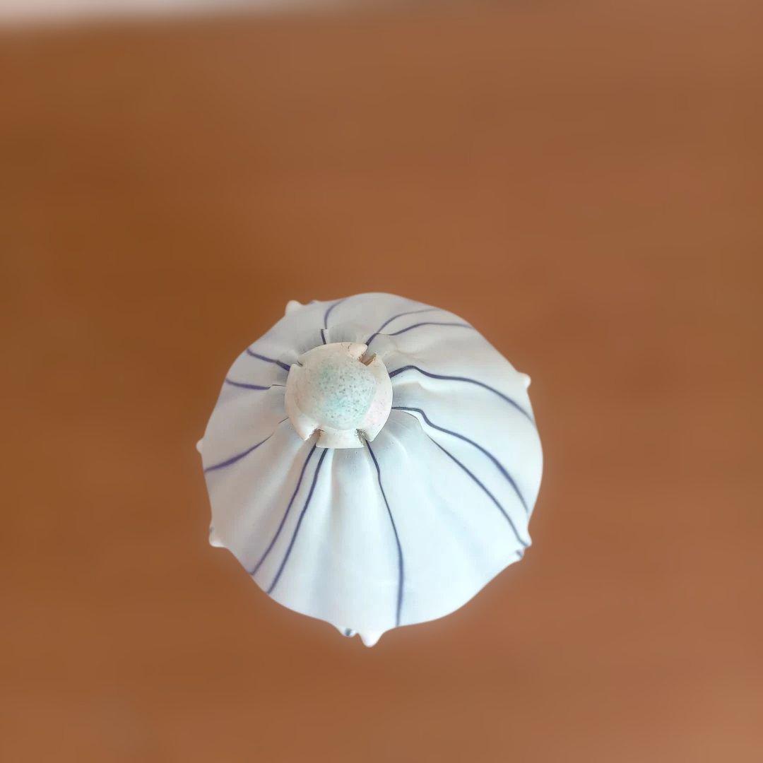 現代ガラス作家　富永一真　『～青の～』