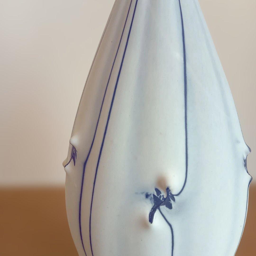 現代ガラス作家　富永一真　『～青の～』