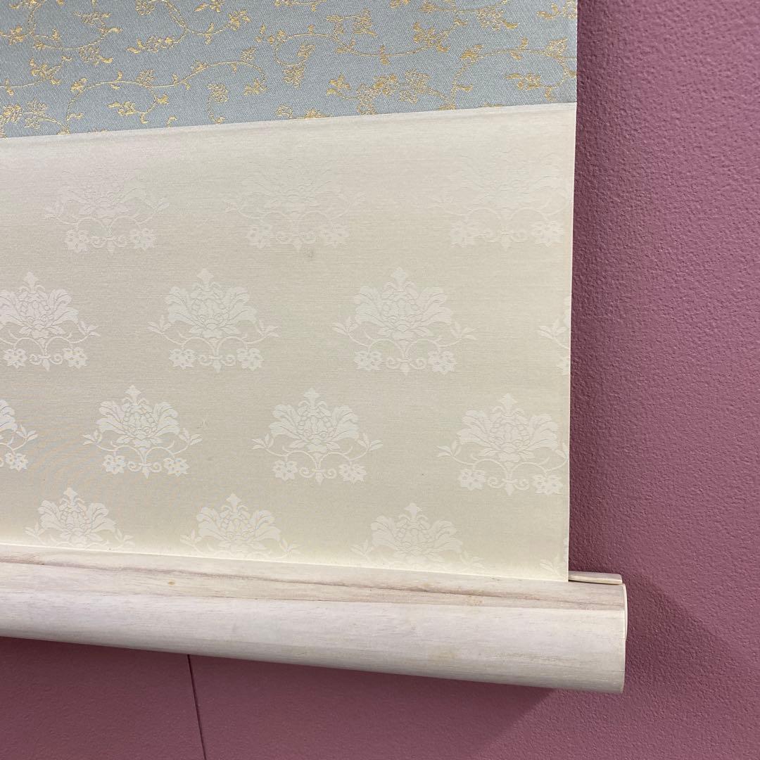 美品 掛け軸 中川幸彦作「奥入瀬」縁起物 共箱 美術年鑑掲載 太巻付 夏掛け