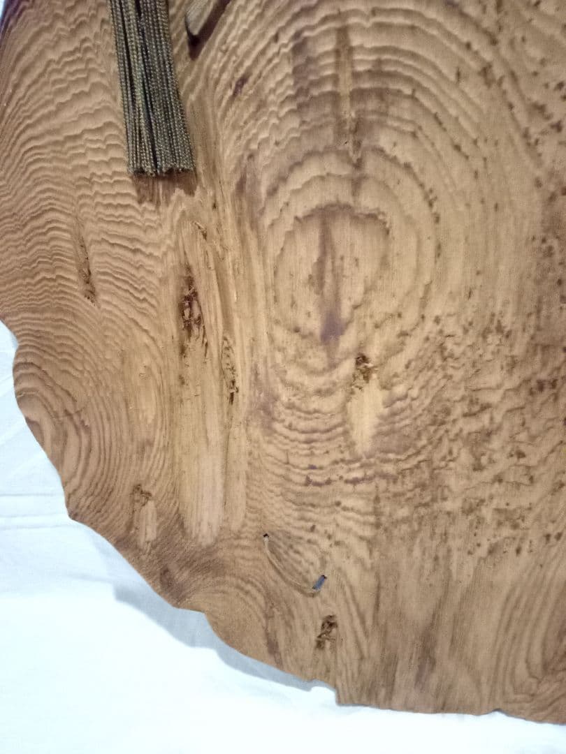 レトロ　壁掛け　色紙　古材　春日杉材　奈良春日山原始林