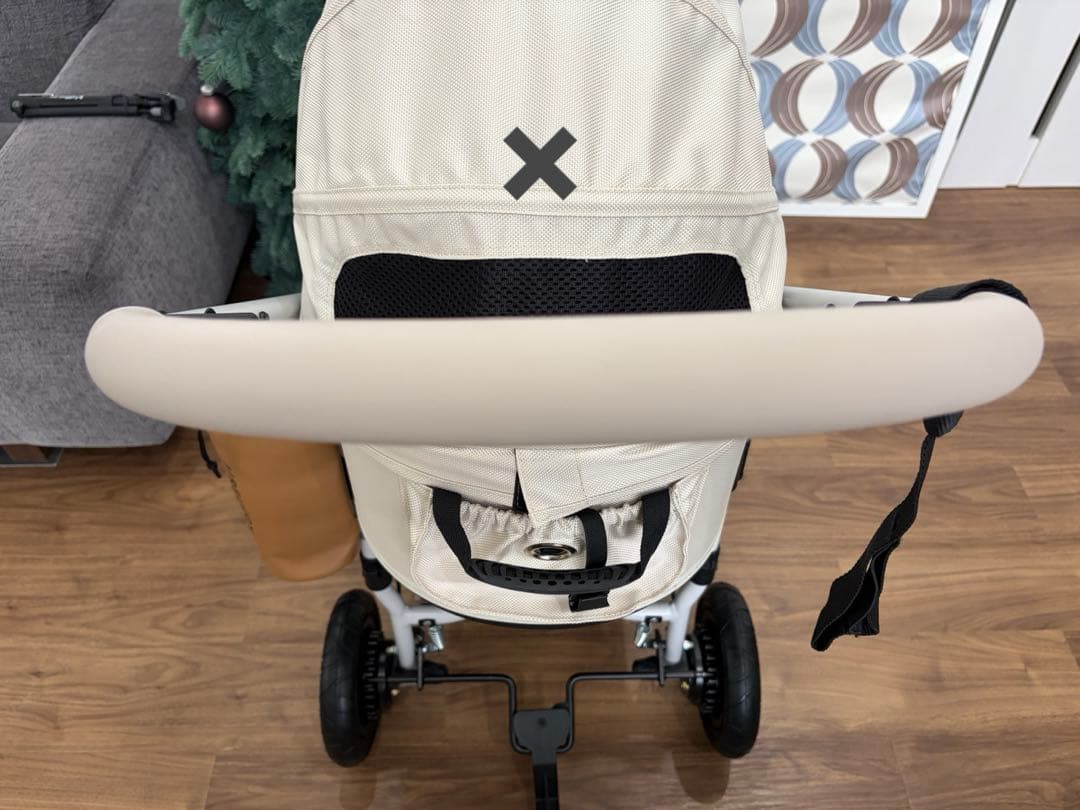 未使用に近い　エアバギー　DOME3 2ペットカート　ホワイトアッシュ　オーツ