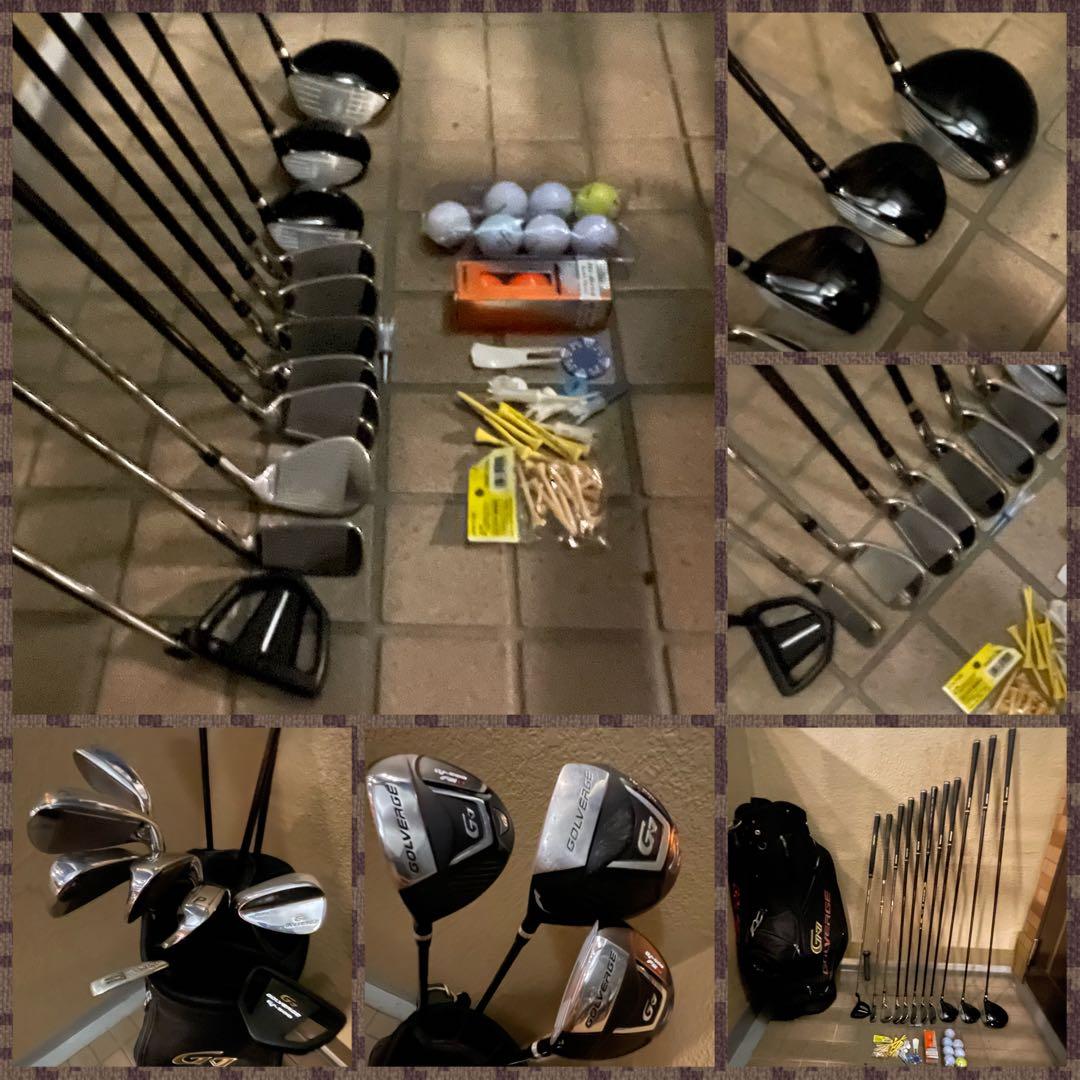 ◆レフティ◆ゴルフクラブセット 11本 ドライバー アイアン◆ジャンク◆S◆