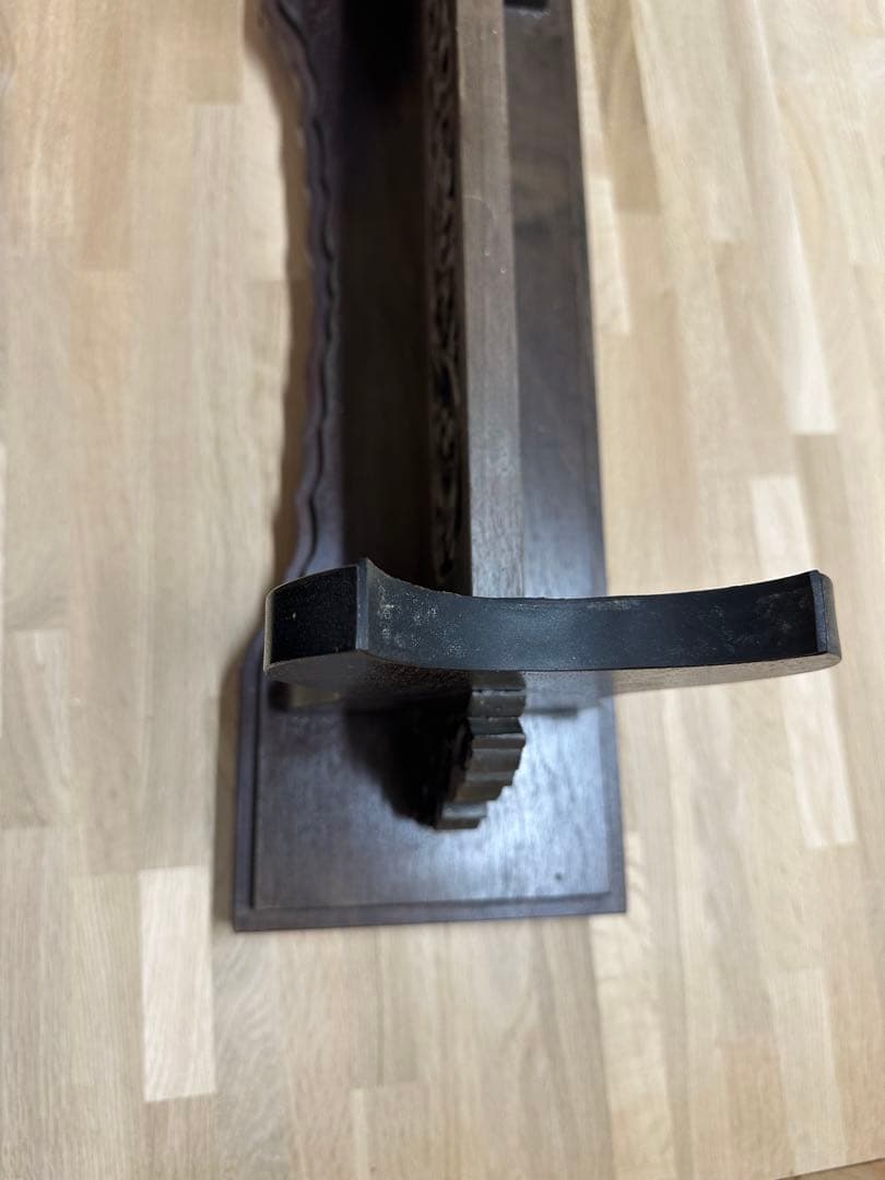 象牙台 木製 火縄銃 刀掛け 武具 日本刀 台 飾り台