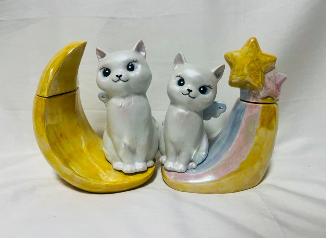 トゥインクル　キャッツ　デキャンタ　スター＆ムーン　未開封　国産品　陶器ボトル