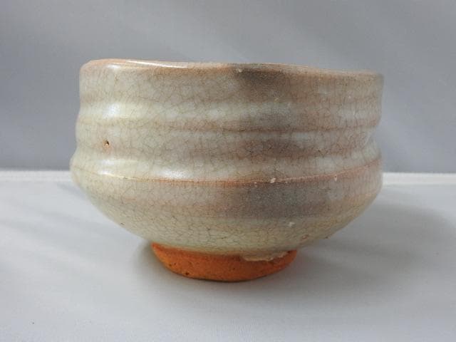 萩焼茶碗　大和松雁　共箱有　M983