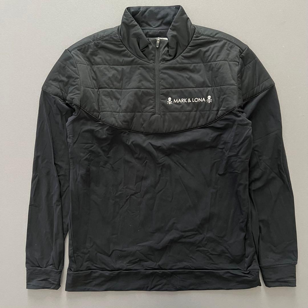 MARK&LONA マークアンドロナ　中綿入り　切替　ブルゾン　メンズ　ブラック