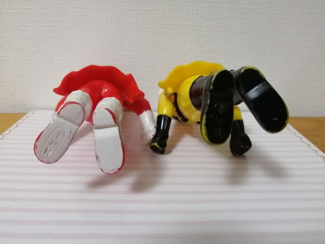 戦隊ヒーローゴレンジャー ソフビ 赤 黄 2体セット