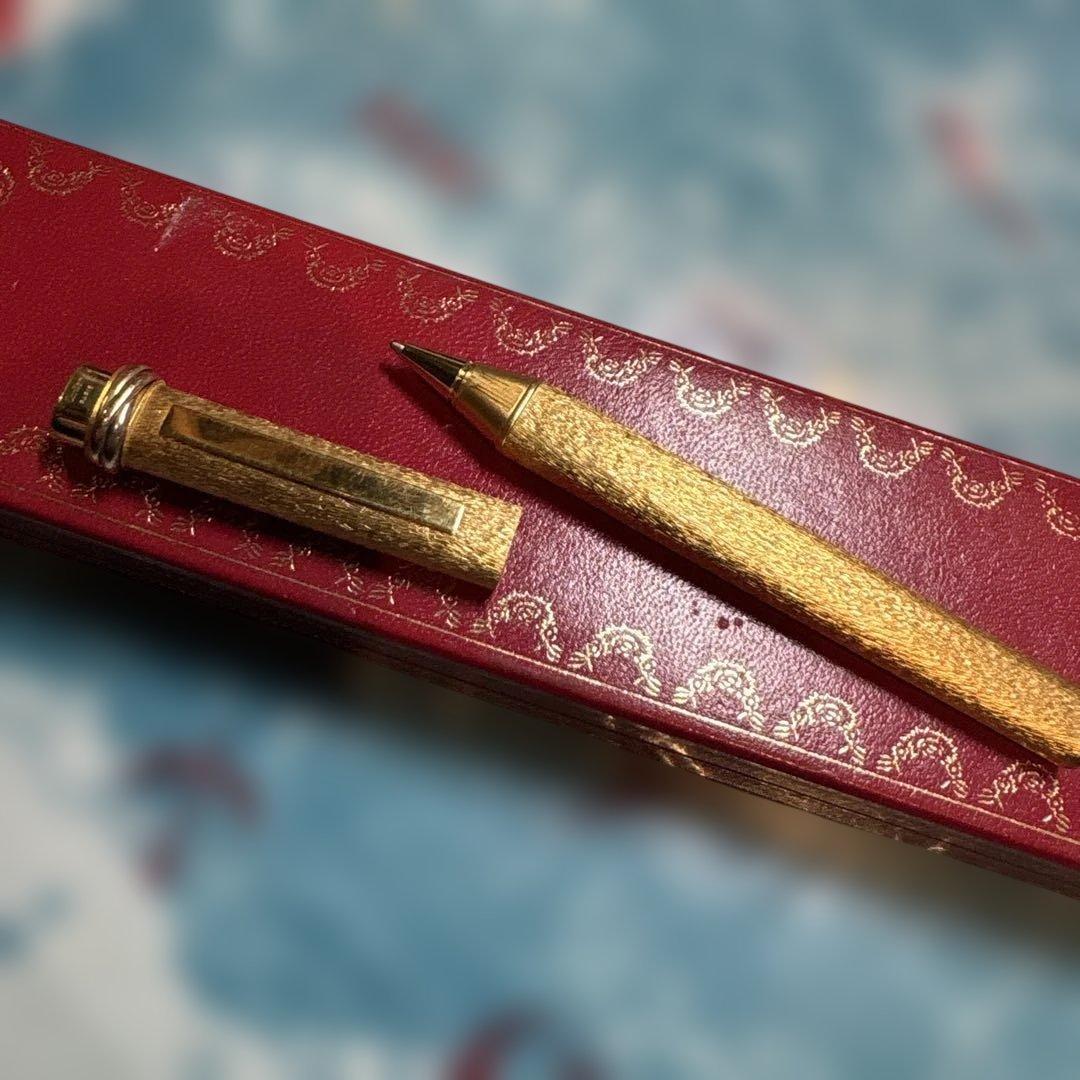 カルティエ　トリニティボールペン　ケース付　状態良好