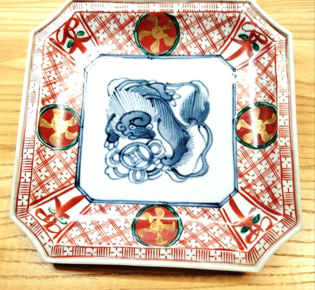 ☆ 須田菁華 九谷焼 赤絵皿