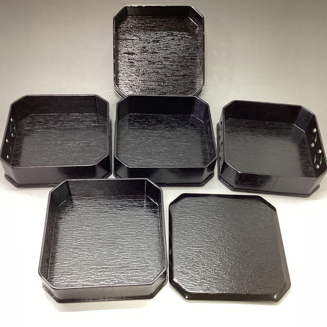 柿合　七宝透　縁高