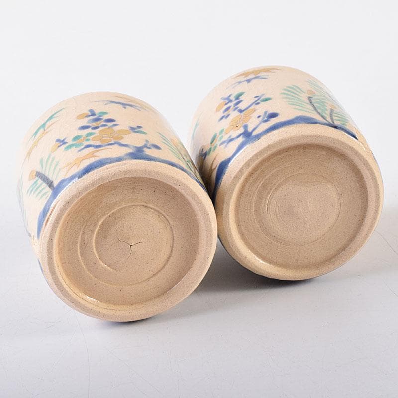 茶道具　平安　雲林院　寶山造　箸瓶　巾筒など　共布共箱　五点　M　R8621