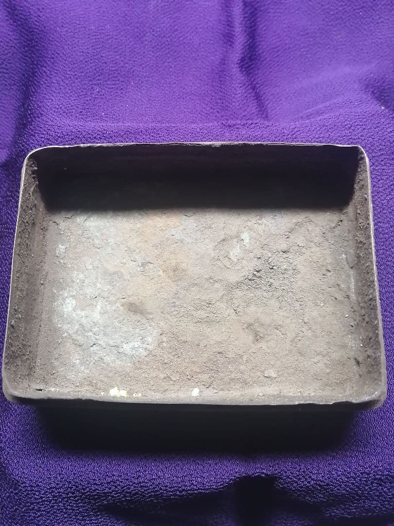 ★平安期　『古銅製小函』出土品。約300g 古墳より出土した品です　遣唐使渡来品