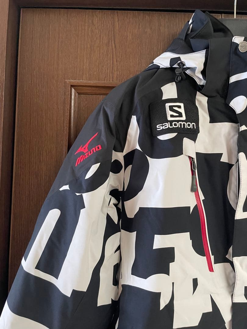 サロモンチーム　Salomon Mizuno スキーウェア ブラック/ホワイト