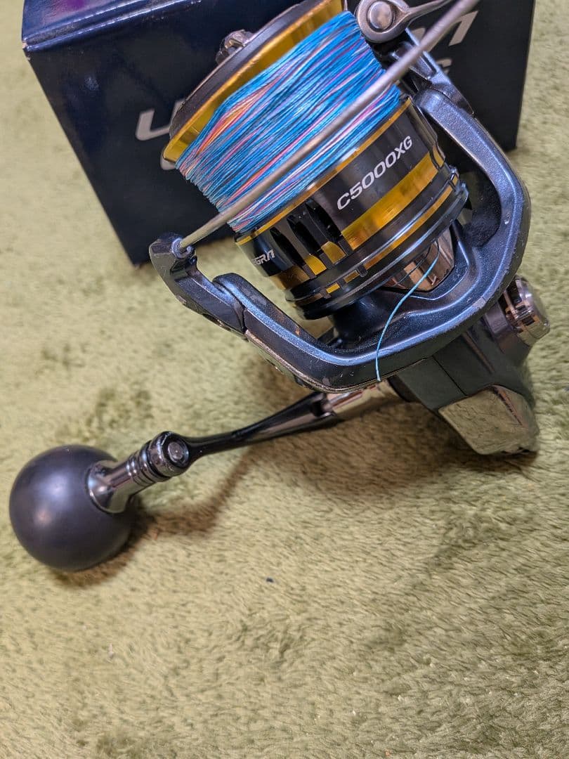 SHIMANO シマノ　リール　21アルテグラ　C5000XG　PEライン付き