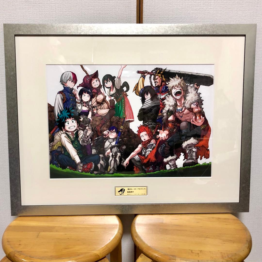 僕のヒーローアカデミア　高級複製原画　複製原画　十傑　ヒロアカ　爆豪　緑谷