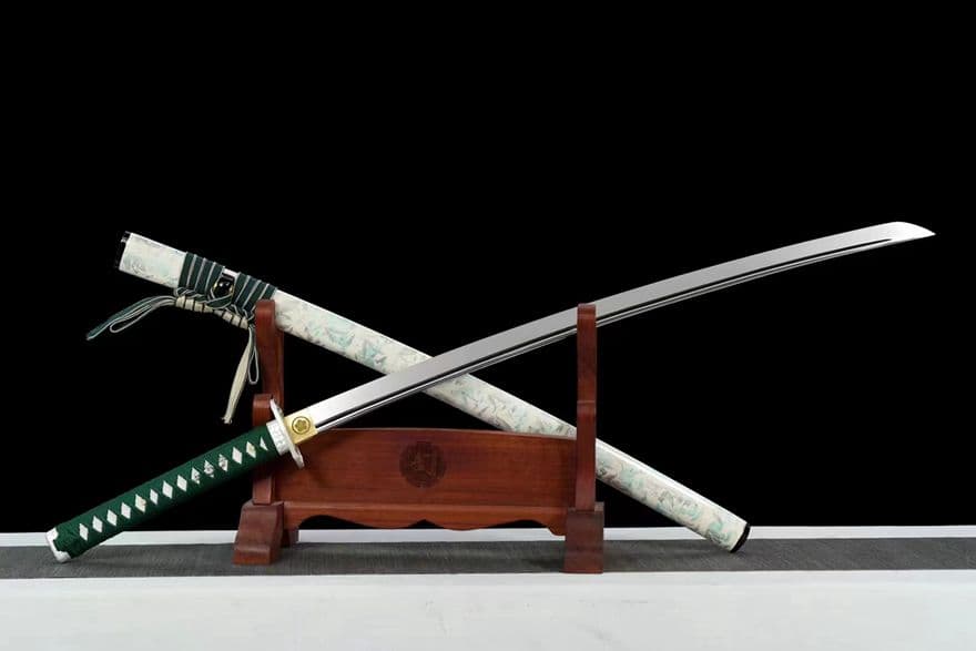 古兵器   武具　刀装具　日本刀　模造刀   居合刀 『竹・鏡面打刀』