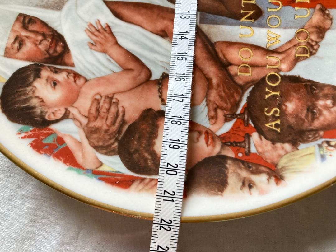 レア⭐︎ノーマンロックウェルの絵皿