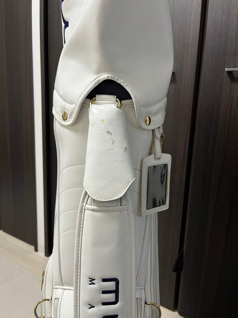 Nunuムータマリン スタンド式 キャディバッグ エナメル