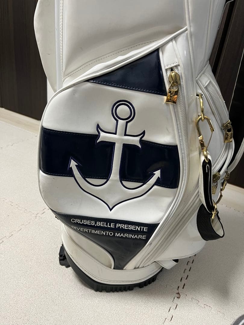 Nunuムータマリン スタンド式 キャディバッグ エナメル