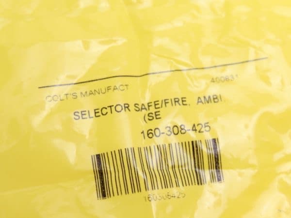 COLT■AR15A4 アンビセレクター■LEFT SIDE■コルト