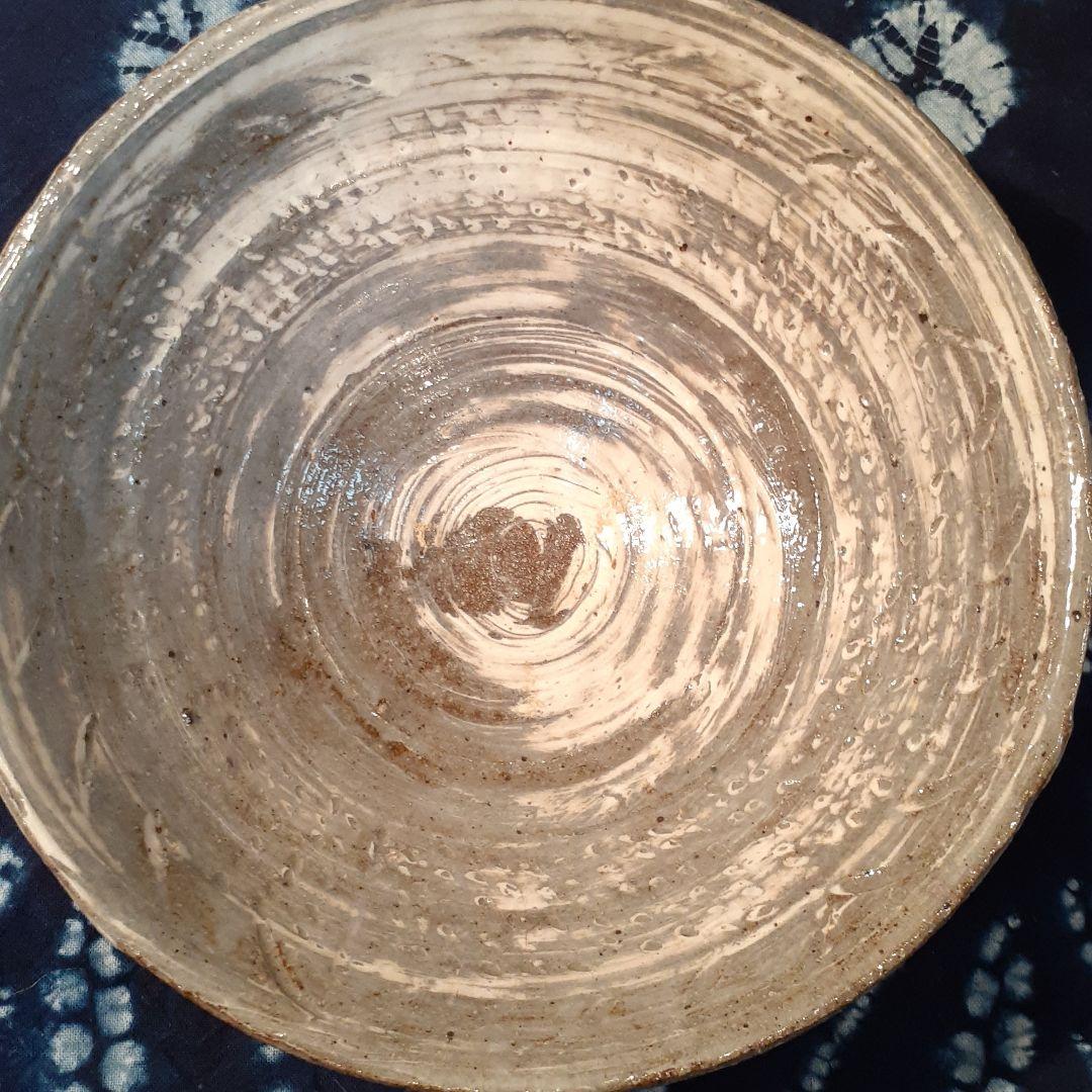 故、石田陶春　作　三島手茶碗