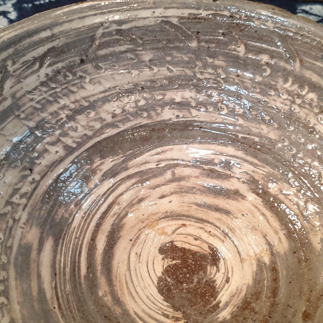 故、石田陶春　作　三島手茶碗