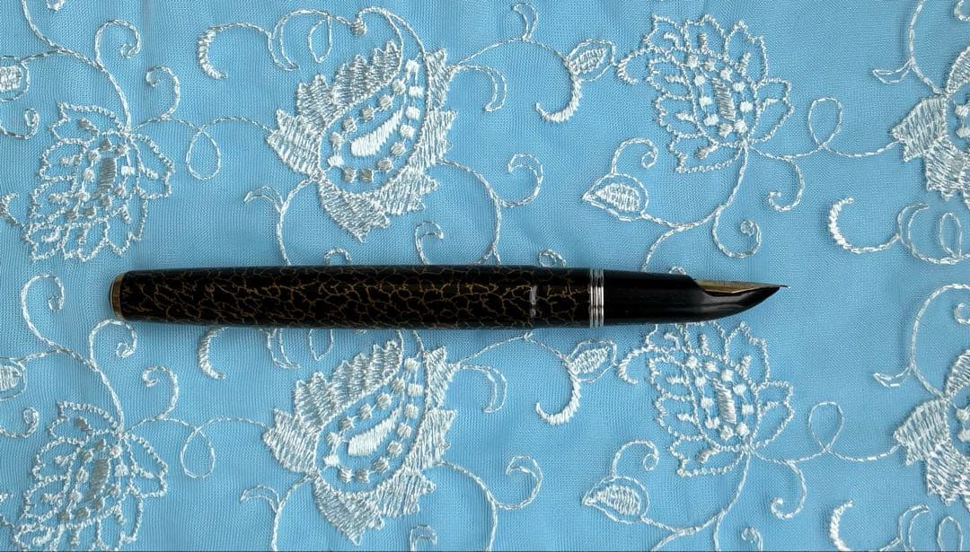 パイロット　国光会　蒔絵　黒蜻蛉14金　ヴィンテージ