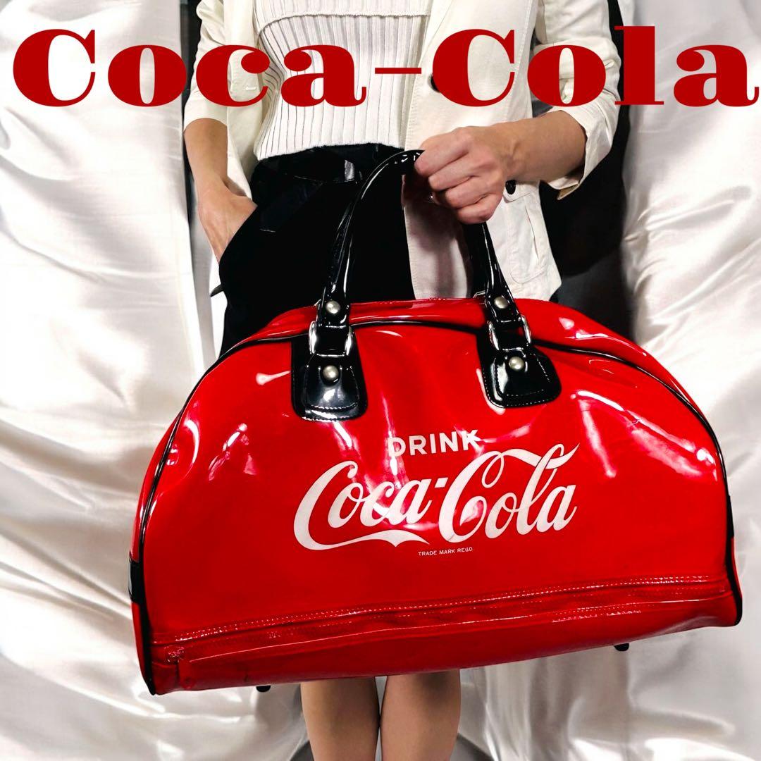 Coca-Cola ボストンバッグ エナメルスポーツバッグ　ヴィンテージ