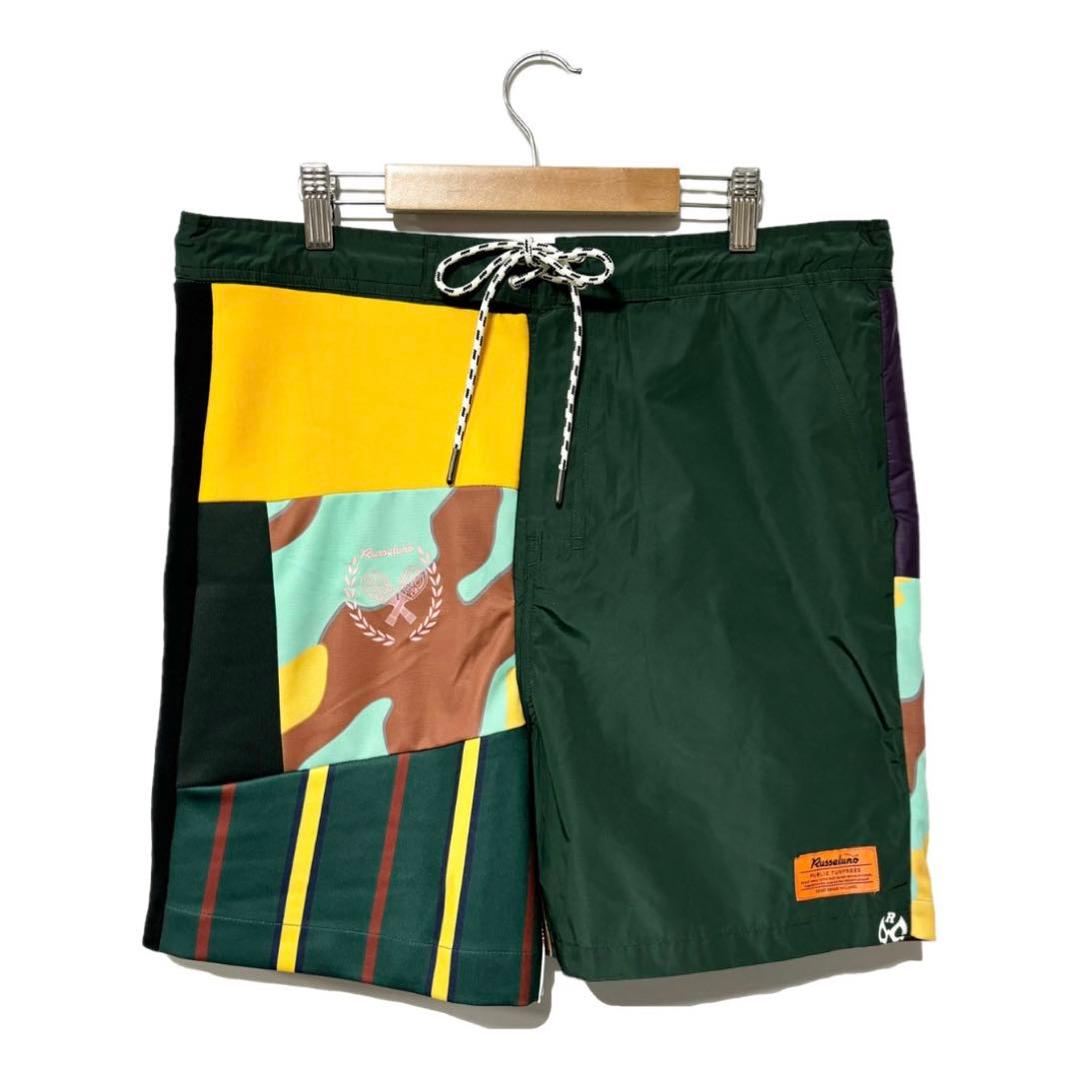 新品 ラッセルノ ゴルフ リボーン リメイク 総柄 ショーツ 定価55,000円