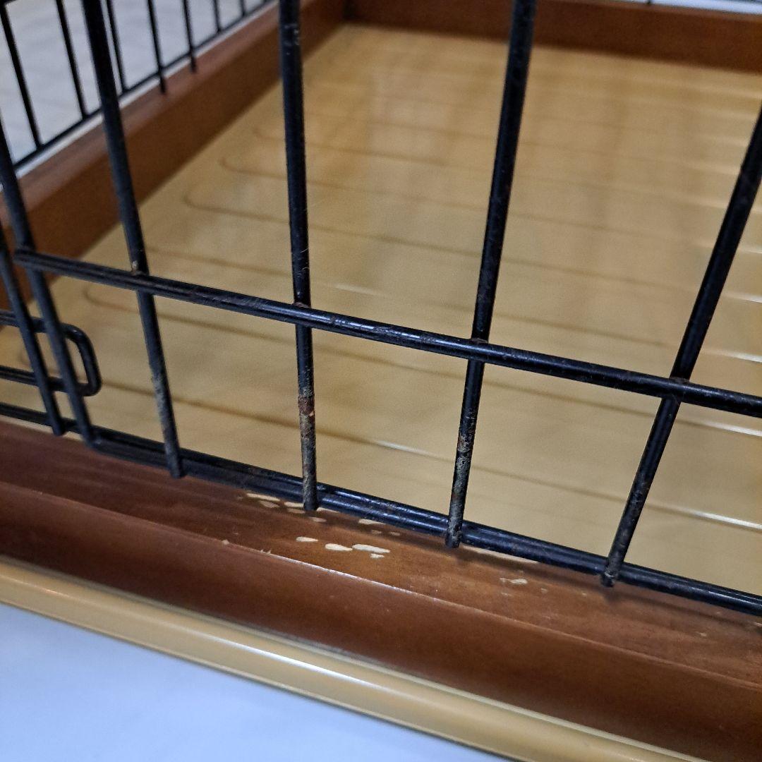 犬用ケージ 木製フレーム　屋根付き　ハウス　サークル　オマケつき