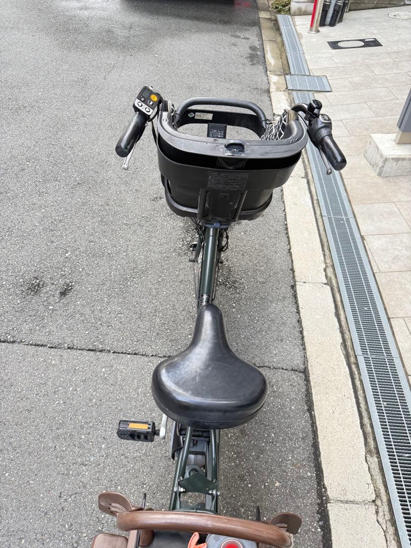 大阪府　子供乗せ　パナソニック　電動アシスト自転車 チャイルドシート付き