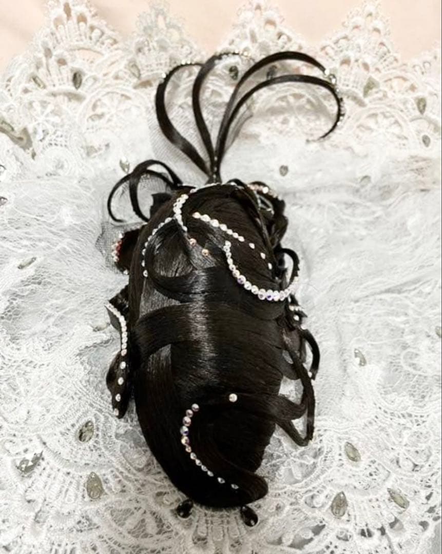 社交ダンス　多美咲　大きめ　髪飾り　ヘアオーナメント