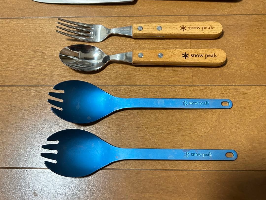 スノーピーク チタンシェラカップ＋カトラリーセット