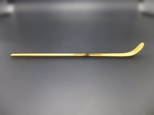 裏千家十五代　鵬雲斎　自作茶杓／共箱・共筒／銘「夢祝」／黒田正玄下削り