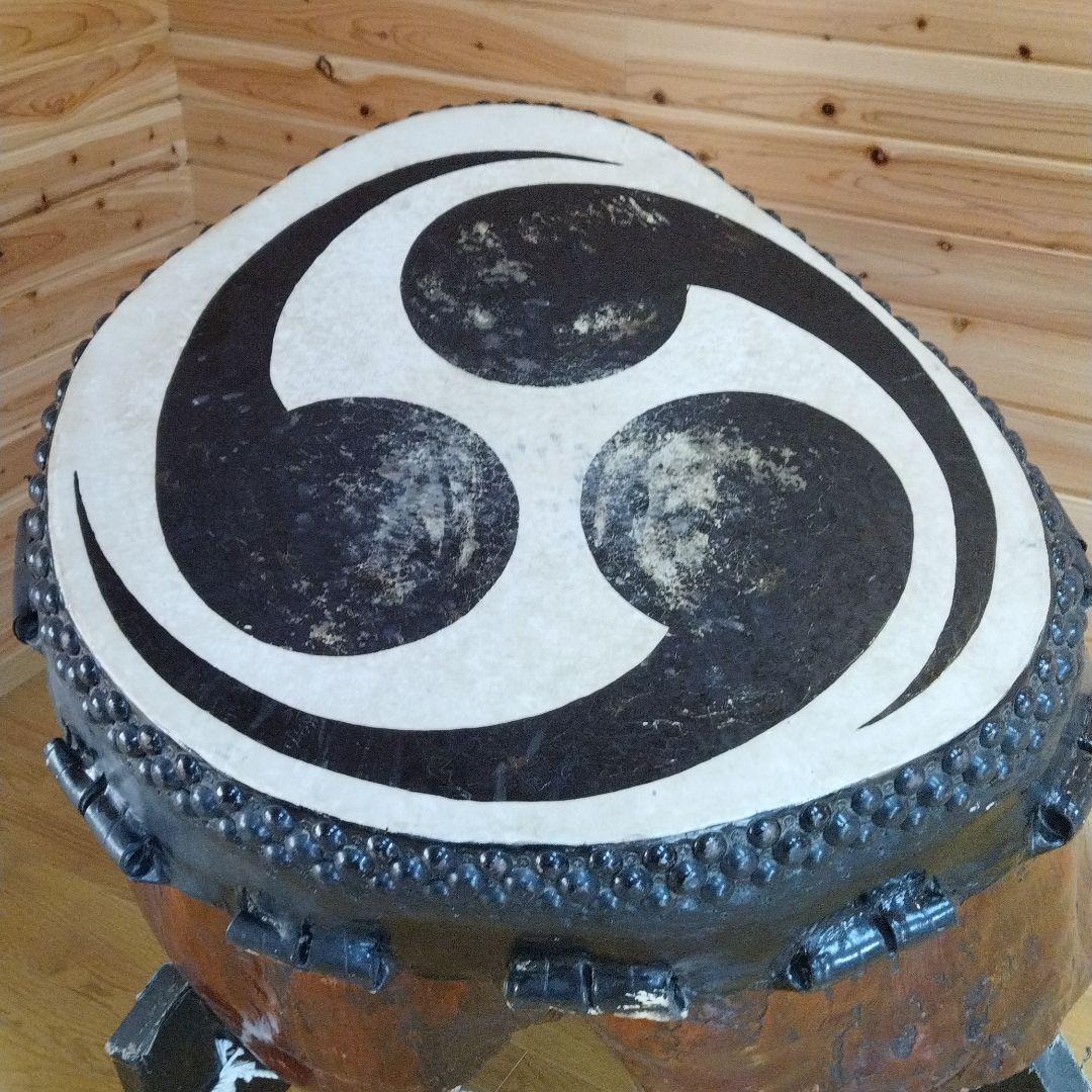 【世界に1台の超貴重な巨大和太鼓・大太鼓・大杉胴】アンティーク、打楽器、ドラム