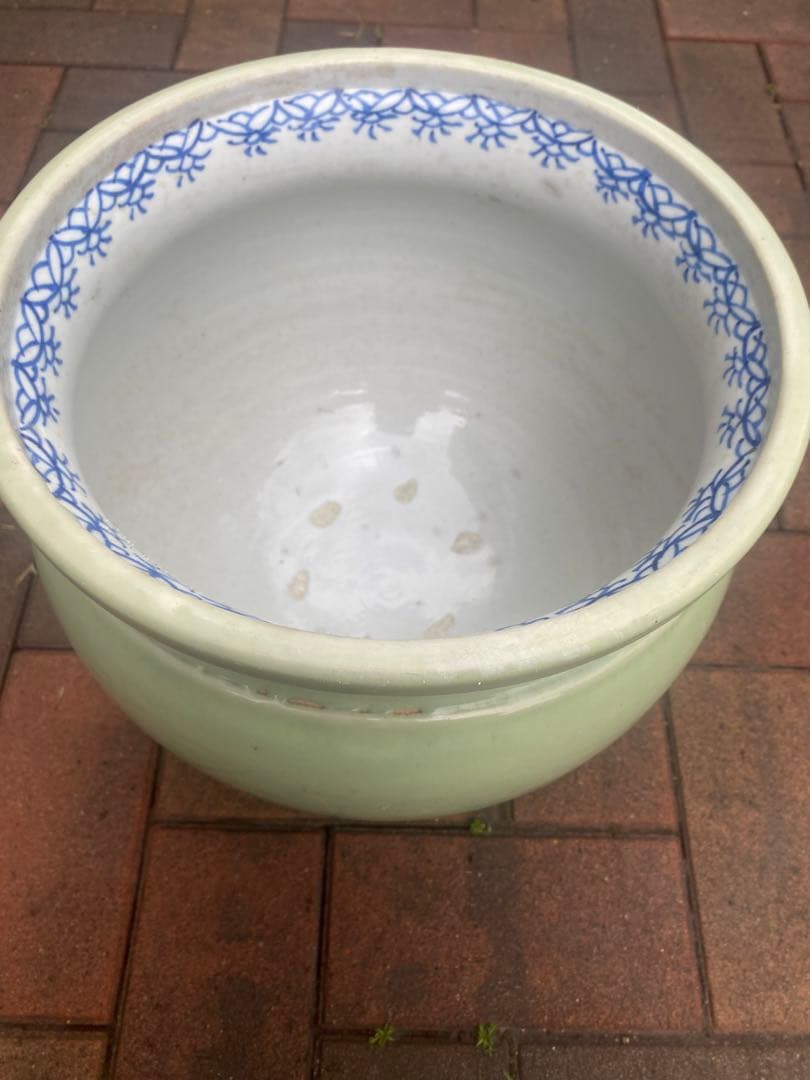 金魚鉢　メダカ　亀　陶器製