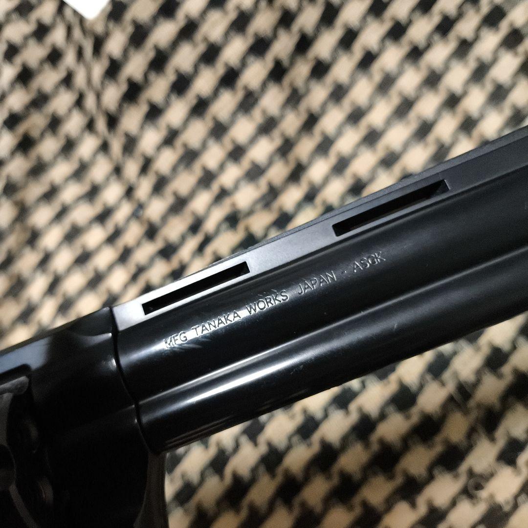 【セール中】1タナカワークス製コルトパイソン　リボルバーマグナム　ウッドグリップ