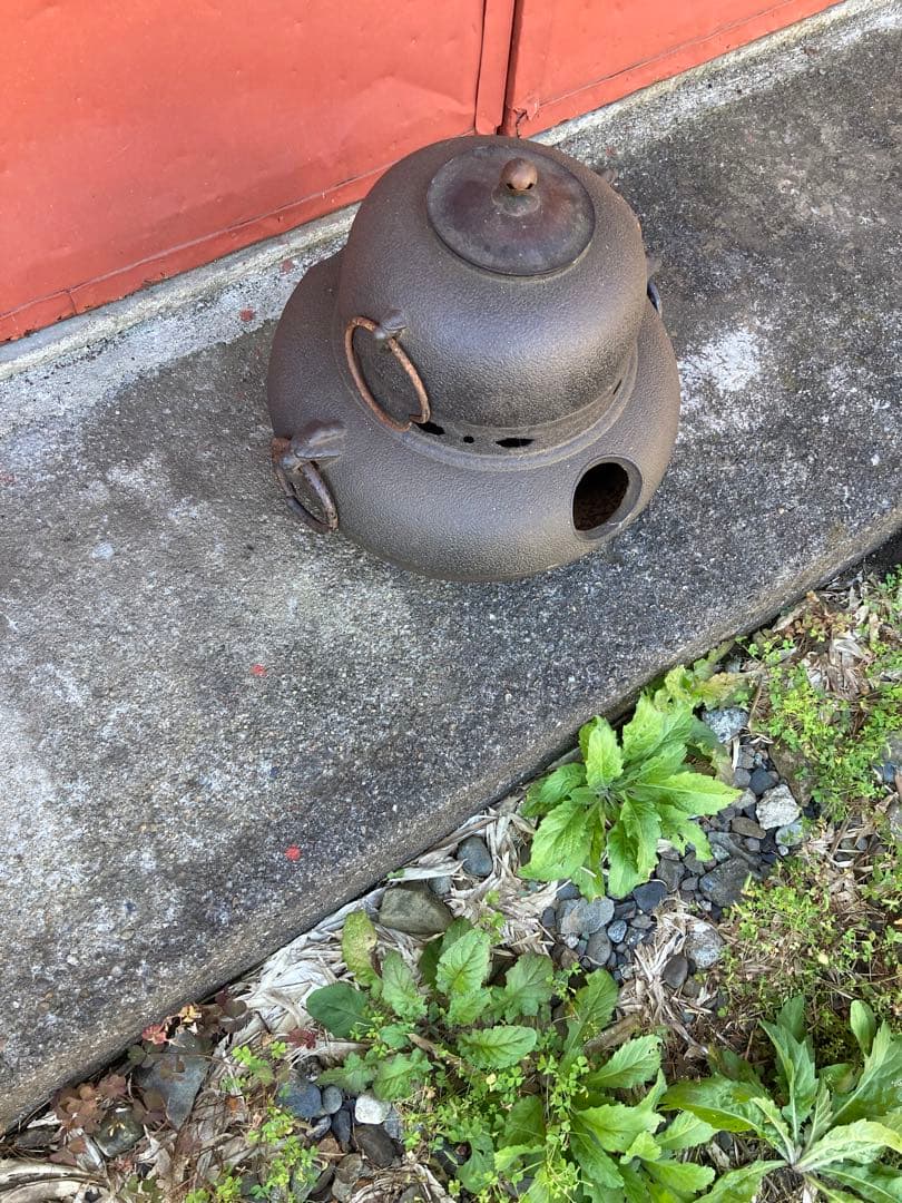 アンティーク　茶釜　レトロ　おしゃれ