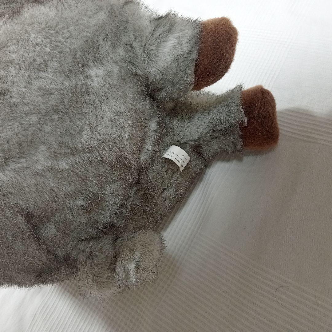 極美品 トイザラス Animal Alley グレー 豚 ぬいぐるみ特大 リアル