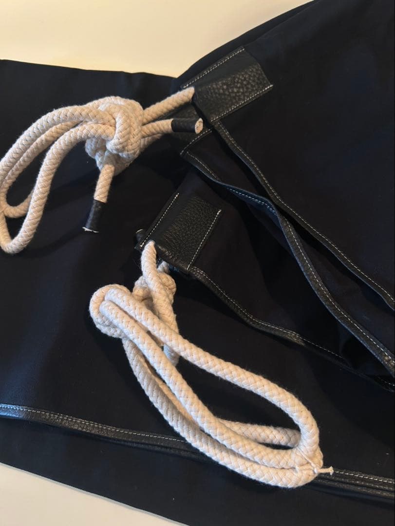 エルメス　ハンモック　キャンバス×レザー製