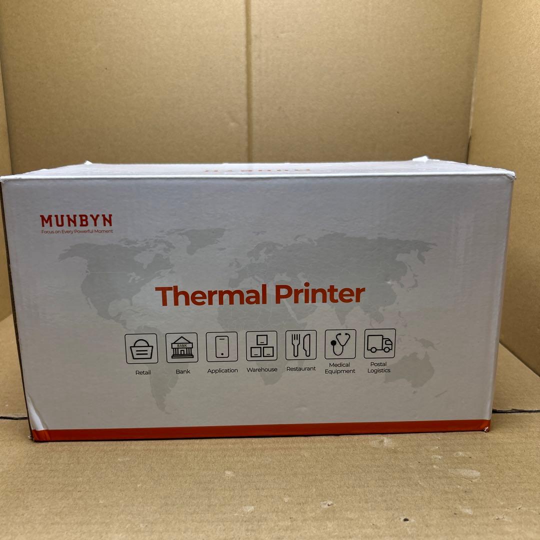 MUNBYN レシートプリンター 感熱式プリンター ITPP047P