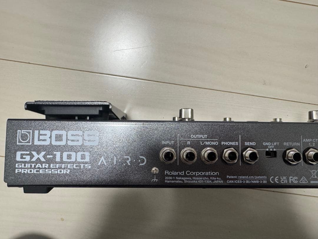BOSS GX-100 ギターエフェクター + BT-DUAL + トートバッグ
