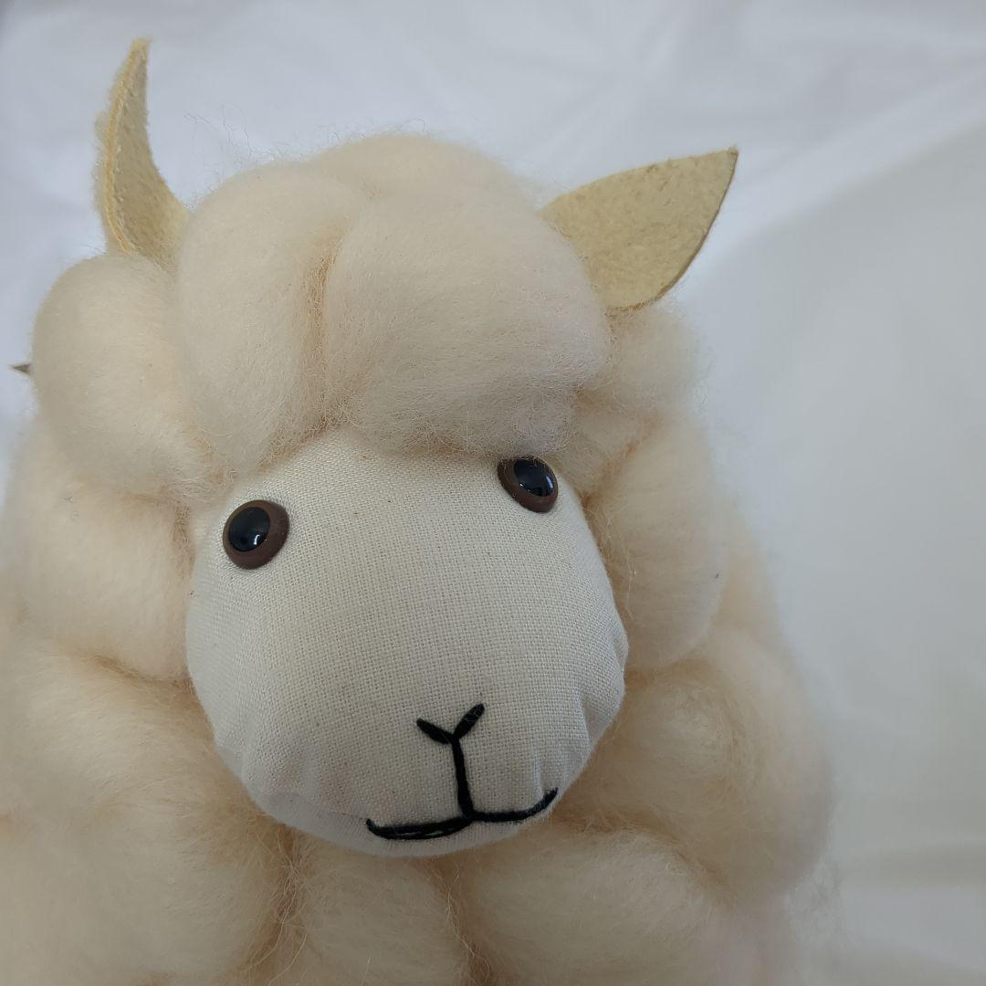 羊のぬいぐるみ 羊毛　ニュージーランド産